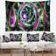 Tapisserie à fleurs tourbillon exotique de couleur floral-28494291