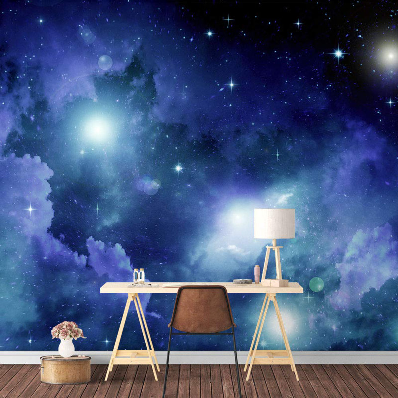 Planet In Outer Space Galaxy Peel & Stick Border, 100" L x 144" W