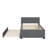 Full Upholstered Platform Bed With Trundle