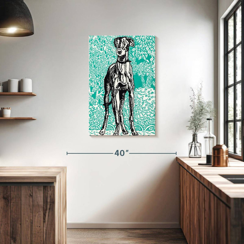 Brampt Greyhound I, 36" H x 24" W