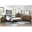 Table de chevet classique avec 2 tiroirs et port de charge de mobilier de chambre à coucher moderne Mid-Century 1Pc
