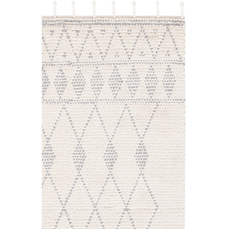 Segal Hand Woven Wool Geometric Rug, Runner 2'3" x 8'