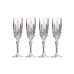 Marquis by Waterford Markham 7.5 fl. oz. Flute, 4-Piece Set (missing 2 glasses)