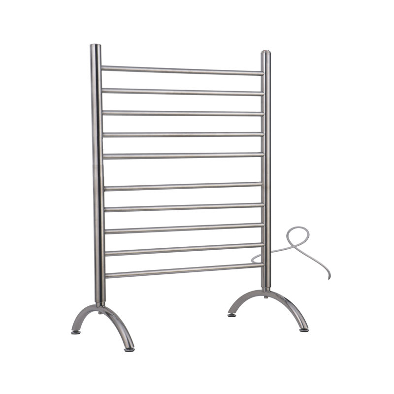 Chauffe-serviettes électrique autoportant Solo, Brossé, H 38 po x l 32,5 po x P 15 po