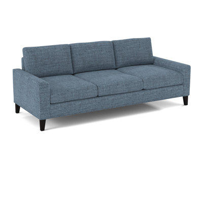 Madison 84" Square Arm Sofa with Reversible Cushions by Edgecombe Furniture