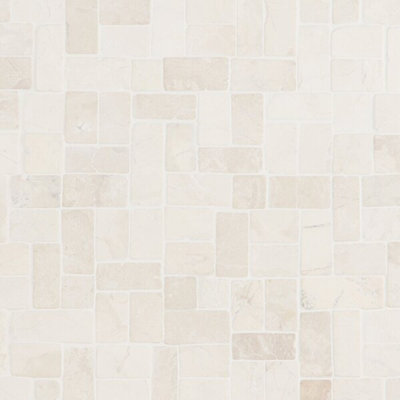 Nature Antique Lava Black Pebble Mosaic Tile