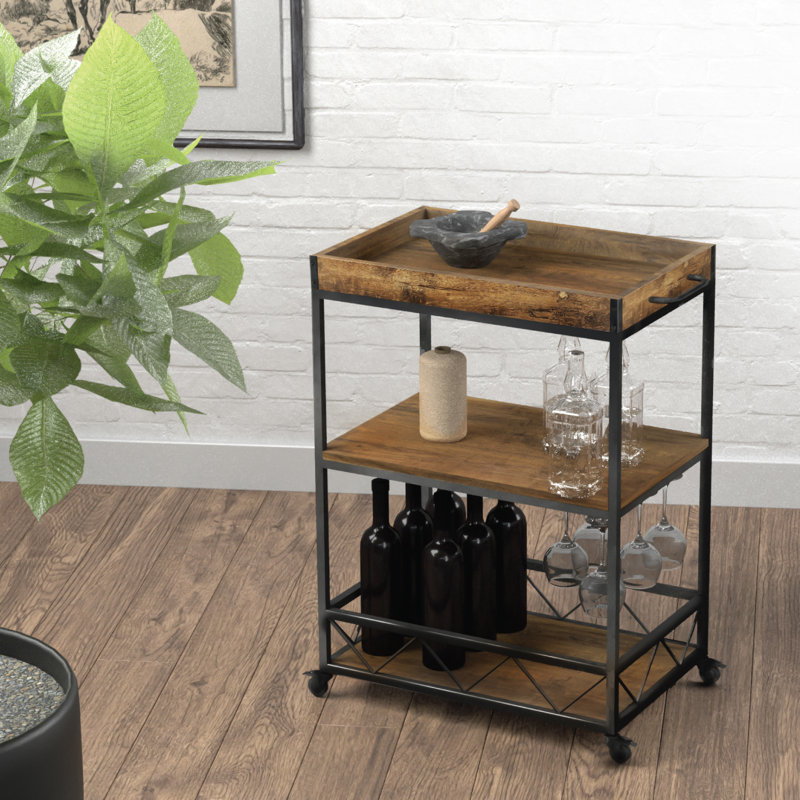 Metal Bar Cart