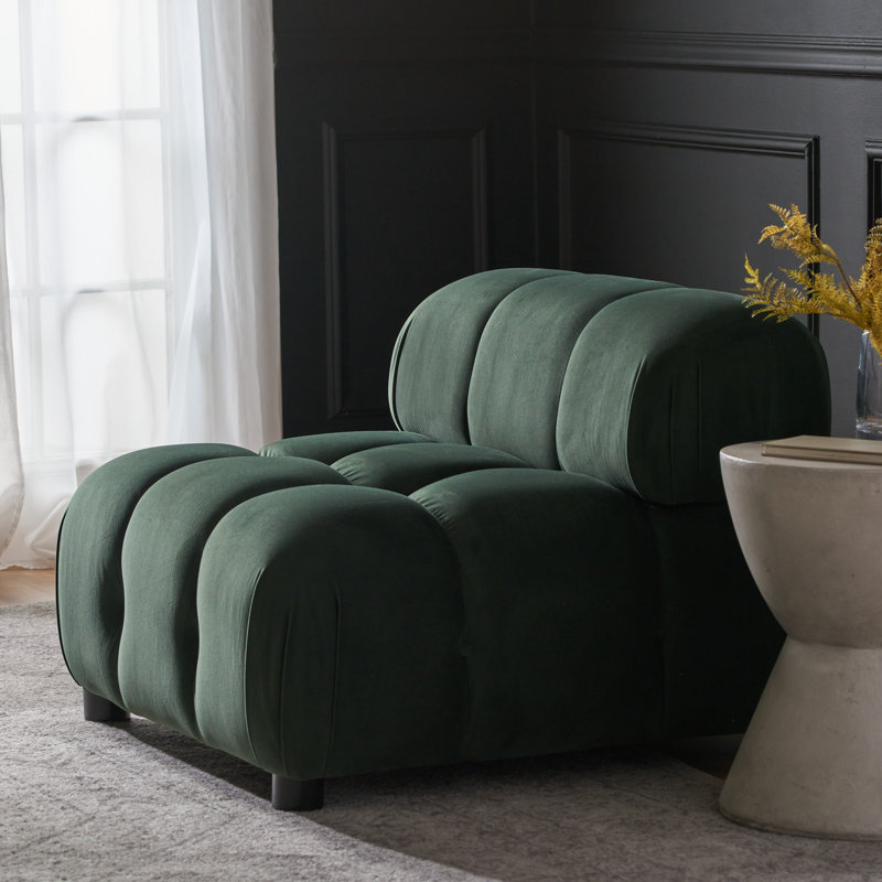 Fauteuil club de 35 po de largeur, Vert forêt