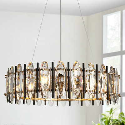 Adyanna 6 - Light Dimmable Crystal Chandelier