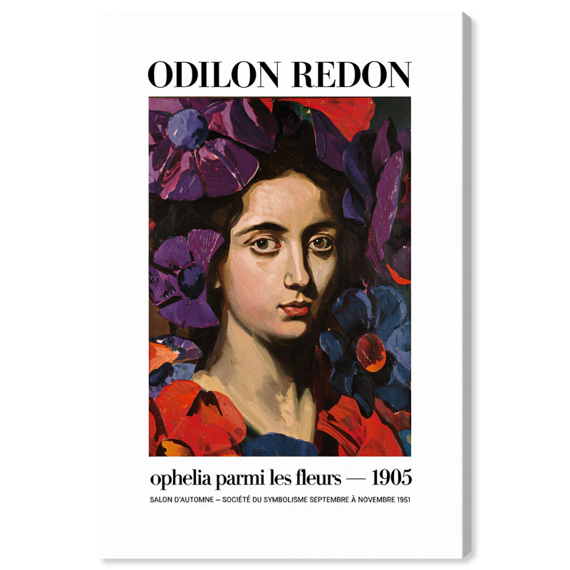 «Vision of Ophelia», reproduction d'art sur toile par Art Remedy, H 24 po x l 16 po, Toile tendue avec châssis