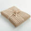 Jeté tricoté, jeté 100% pur coton, lavable à la machine, confortable - NTBAY-780923325-789013800