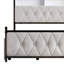 Smart Bookcase Velvet Storage Beds Upholstered Bed-134454803