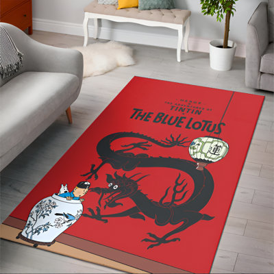 Tapis aventures du lotus bleu Tintin