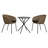 Comfortable Patio Lounge Chairs, Steel Wicker Modern Set For Patio Home