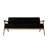 Velvet Upholstered Accent Sofa-340819891-340819893