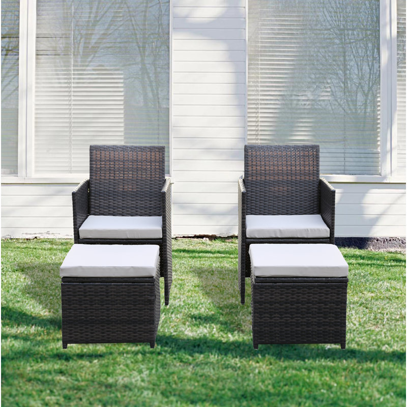Fauteuil de patio avec repose-pieds Engelman