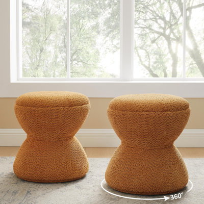 Kadenn Upholstered Swivel Ottoman