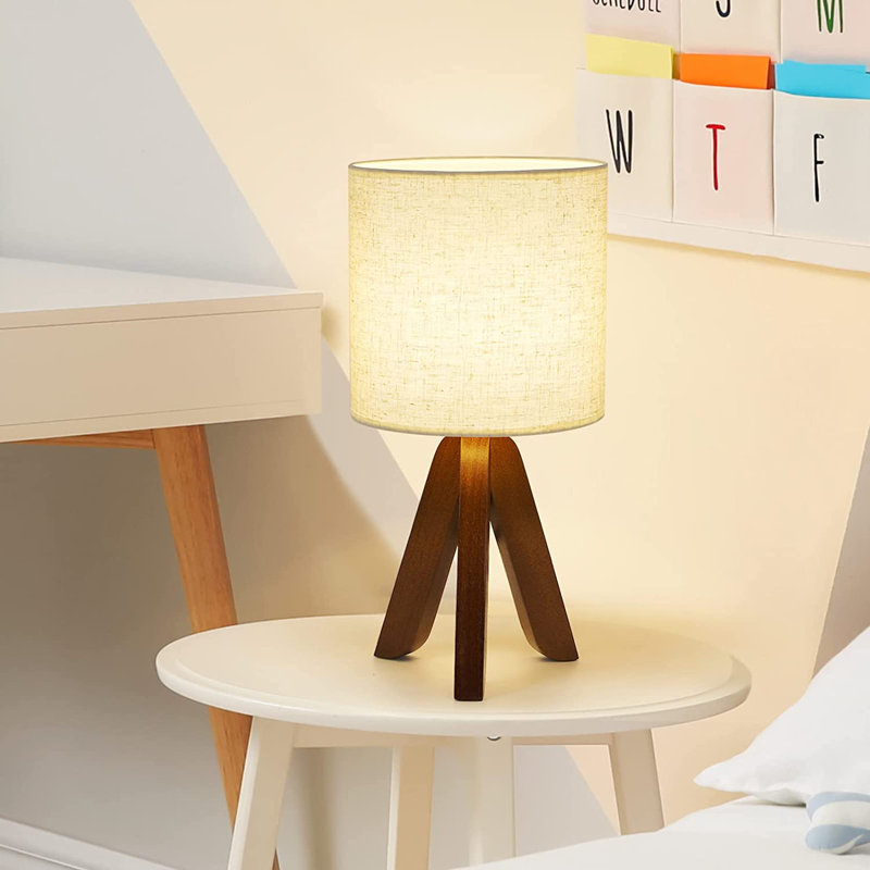 Lampe trépied Damhnait, Brun, Beige