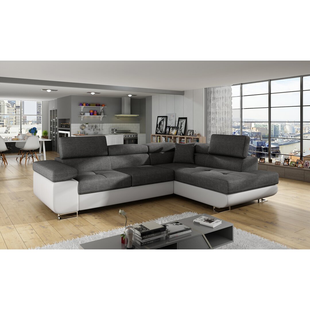 Ecksofa Gerardi mit Bettfunktion