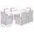  Garden Dining Set Black, Cream White-1020762426