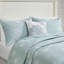 Lit double en coton double / grand Corail brodé, motifs de courtepointe décoratifs de chambre à coucher 4 pièces, coussins,-131248446-131248443
