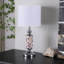 Lampe de table bohémienne en verre mosaïque