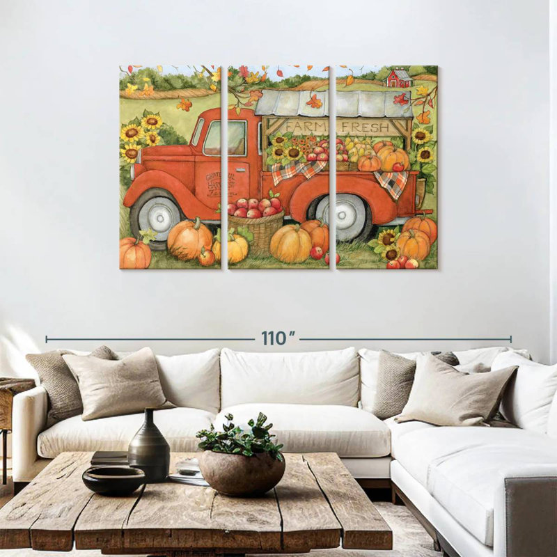 Camion orange Mehar Harvest II, H 48 po x l 74 po