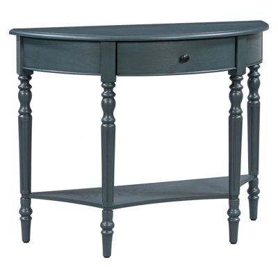 Half Moon Console Table (Navy)