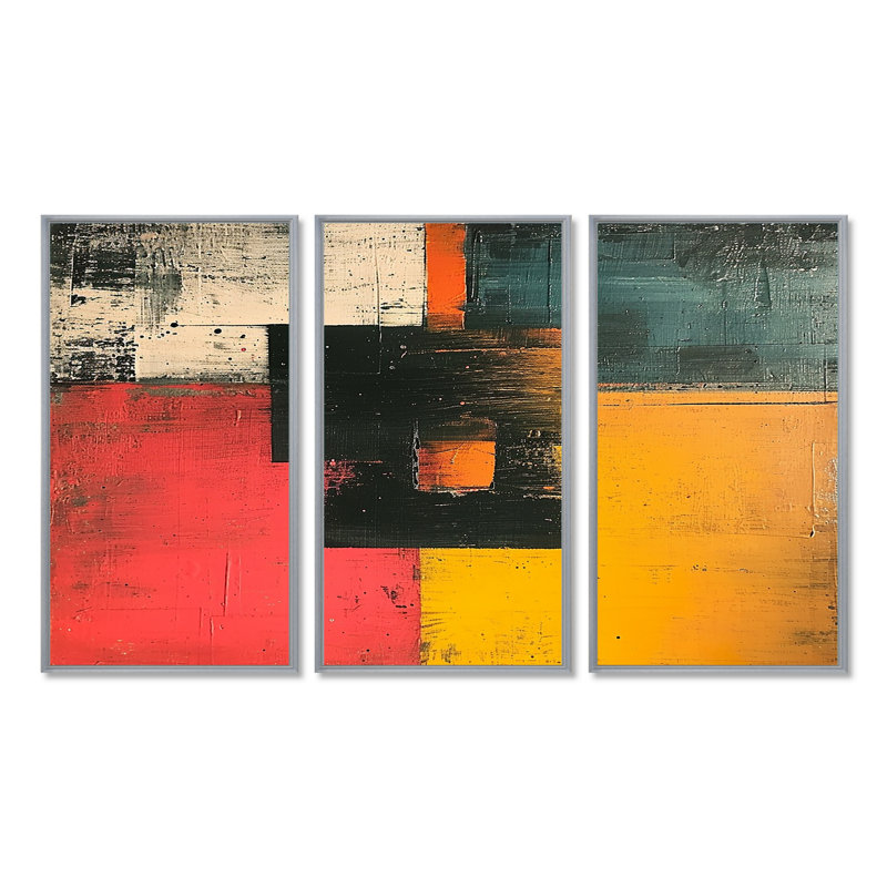 Ensemble de salon Mystic Sunset, H 28 po x l 36 po x P 1 po, Encadrement argenté
