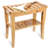 Deluxe 18.5'' W Bamboo Shower Bench