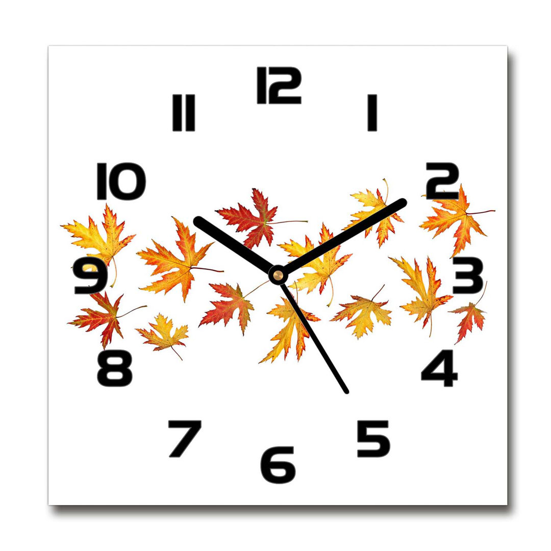 Analoge Wanduhr Autumn Leaves 60 cm Geräuschlos