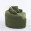 Canapé courbé en chenille, sans assemblage-1403032040