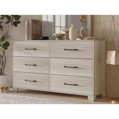 6 Drawer 58.5'' W Double Dresser