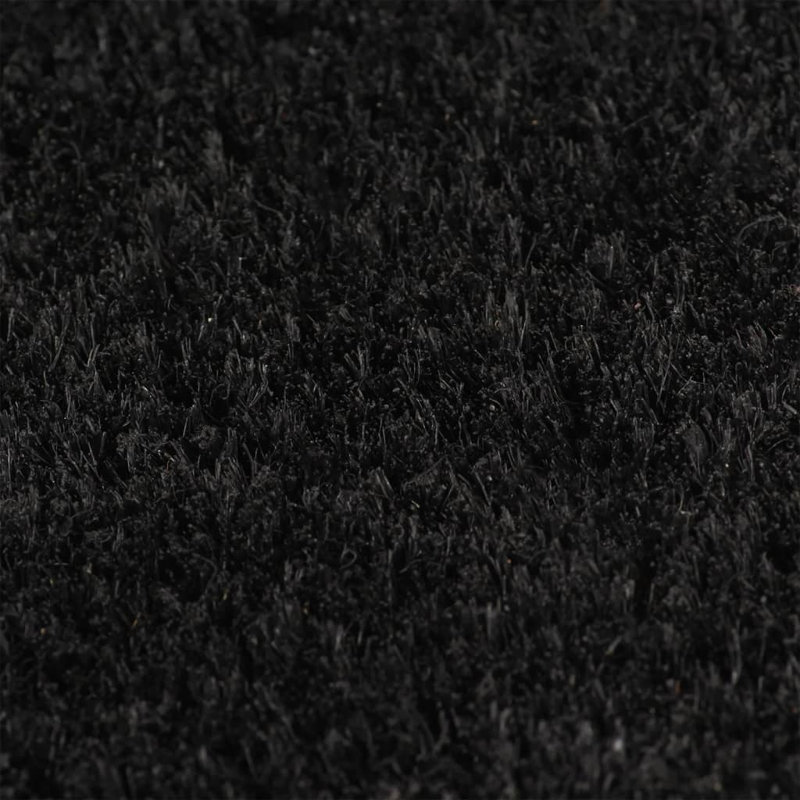 Non-Slip No Pattern Doormat, Black, 100cm W x 200cm L