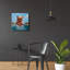  «Summer Splash» par Lucia Heffernan, art mural en verre acrylique, 24 po x 24 po-732582021