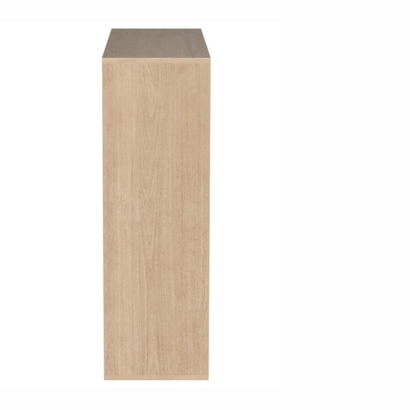 Light Oak 36" 9-Cube Storage Organizer with Removable Panels