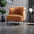 Similicuir orange