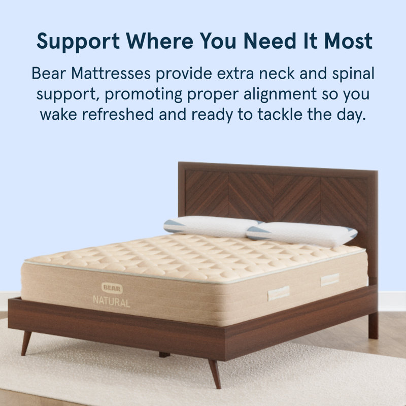 Bear Natural Latex Mattress, Twin