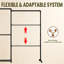 195cm Adjustable Clothing Rack