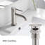 Drain de lavabo de salle de bain escamotable en laiton avec trop-plein 2,44 po-69464621