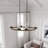 Ashveer 6 - Light Wagon Wheel Chandelier