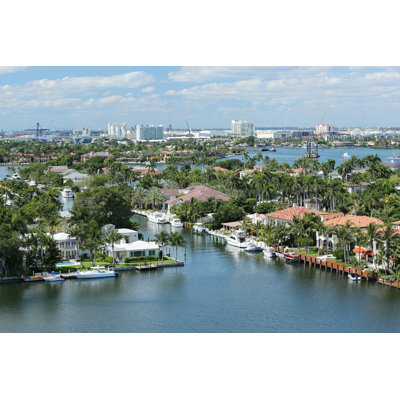 Fort Lauderdale's Skyline - Wrapped Canvas Print