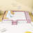 Velvet Upholstered Bed with Storage Ottoman, Staircase and Padded Guardrails-1624841130-1624841135