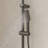 Gunmetal Gray Rain Shower Combo With Aluminum Panel & Handheld Spray-123109852