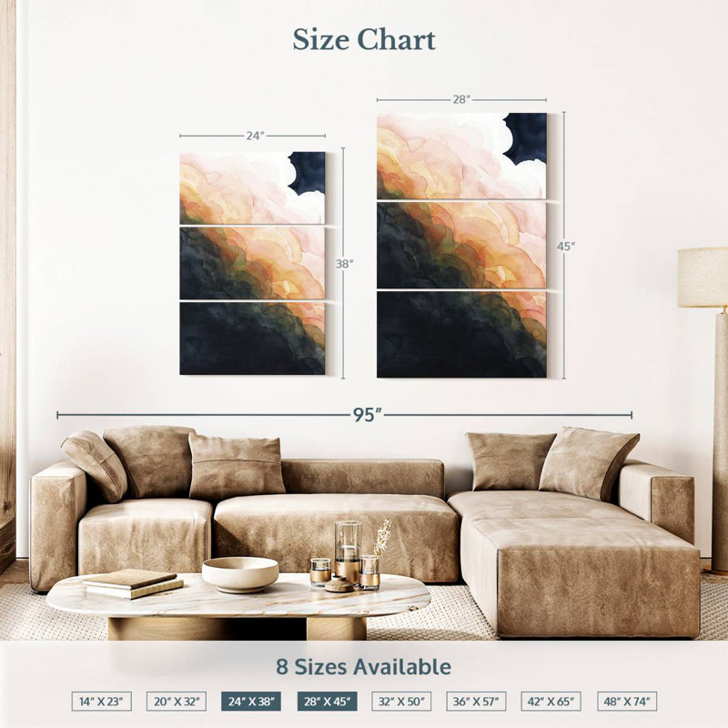 Avery Sunset Storm I, H 38 po x l 24 po