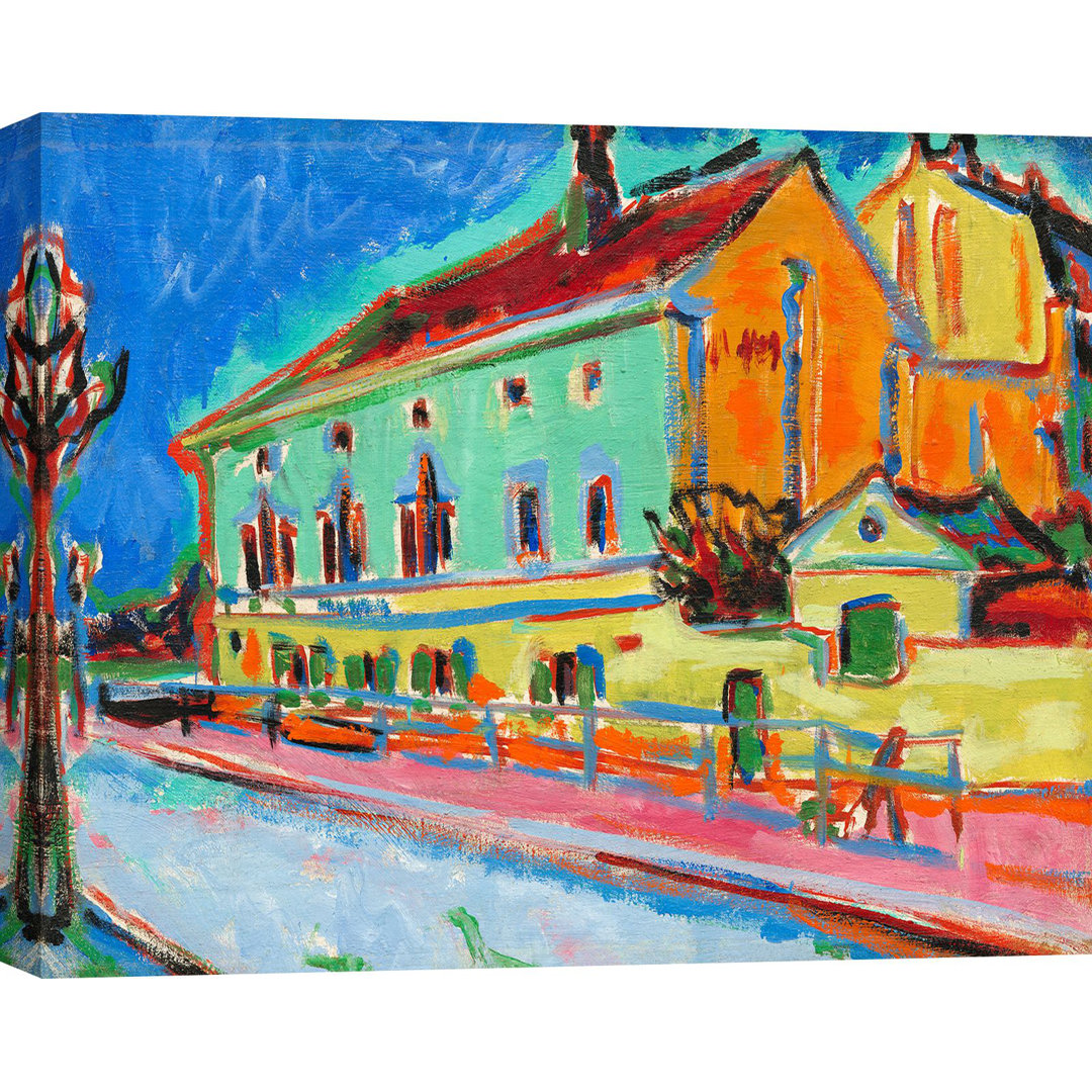 Tanzsaal Bellevue von Ernst Ludwig Kirchner - Kunstdruck auf Leinwand