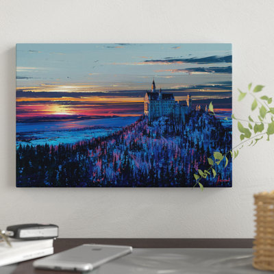 «Castle In The Sky», reproduction d'impression sur toile tendue