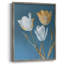 Reproduction encadrée FLORAL Series CXLV III - bois massif-817355638