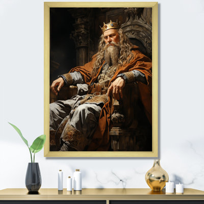 Portrait de l'empereur Deeko Frederick Ii sur toile