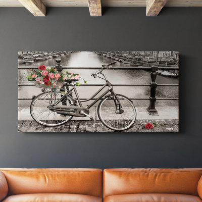 Canal Bike- Gallery Wrapped Canvas -Ready to Hang